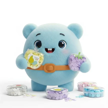 Happy Bubu Kids Apple Case Paper Soap Strips | 100 Biodegradable Sheets | Fruity Scented Portable Hand Wash for School, Travel & Outdoors | Safe for Children, Toddlers & Sensitive Skin