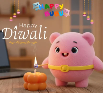 Happy Bubu Soy Wax Bubble Candle – Set of 4 - Aromatherapy Scented Decorative Candles - Clean-Burning Soy Wax - 18-Hour Burn - Home Décor & Relaxation Gift